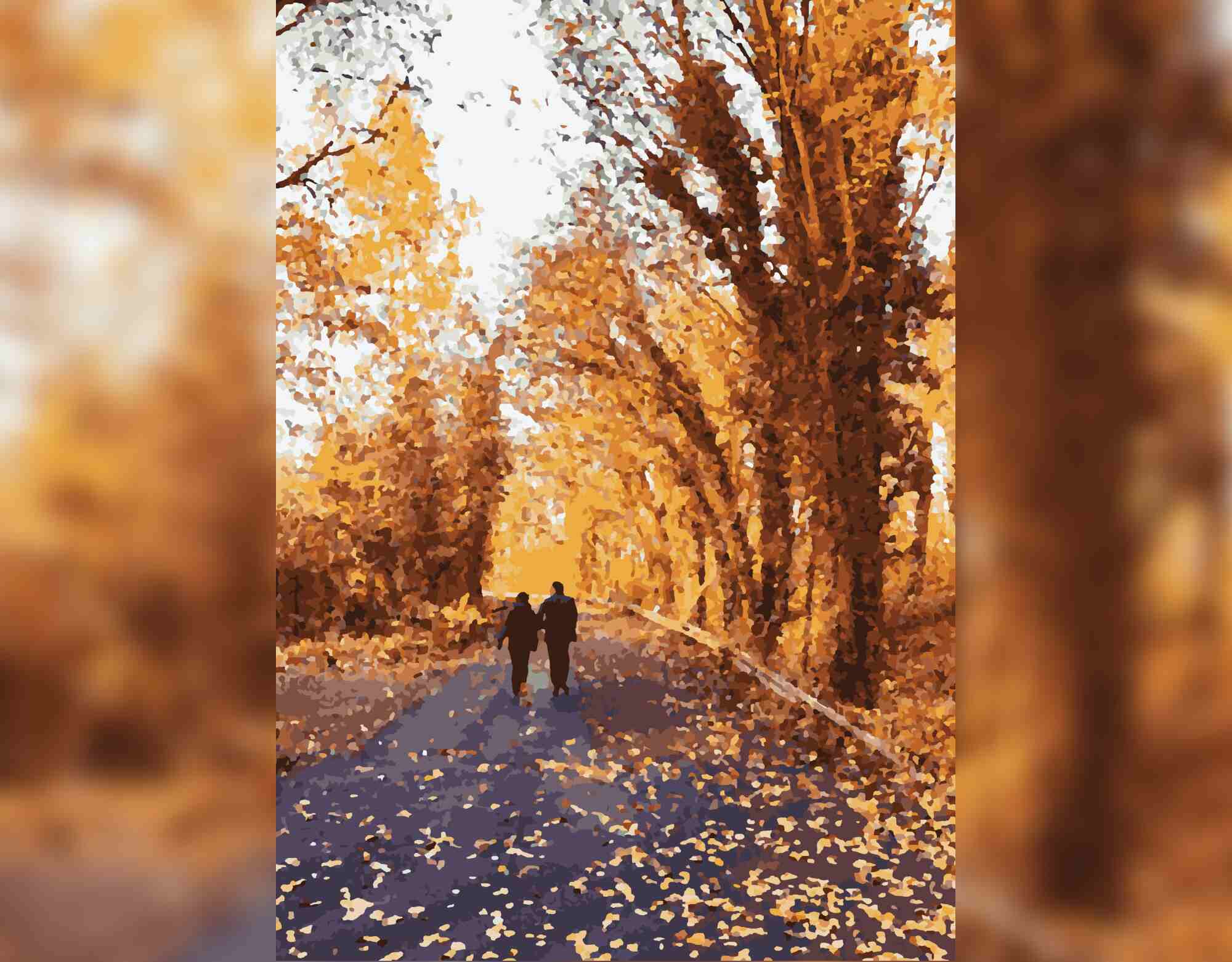 Goldener Herbstspaziergang
