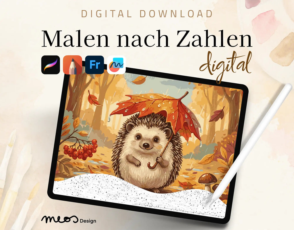 Kostenlos: Kleiner Igel, großer Herbst