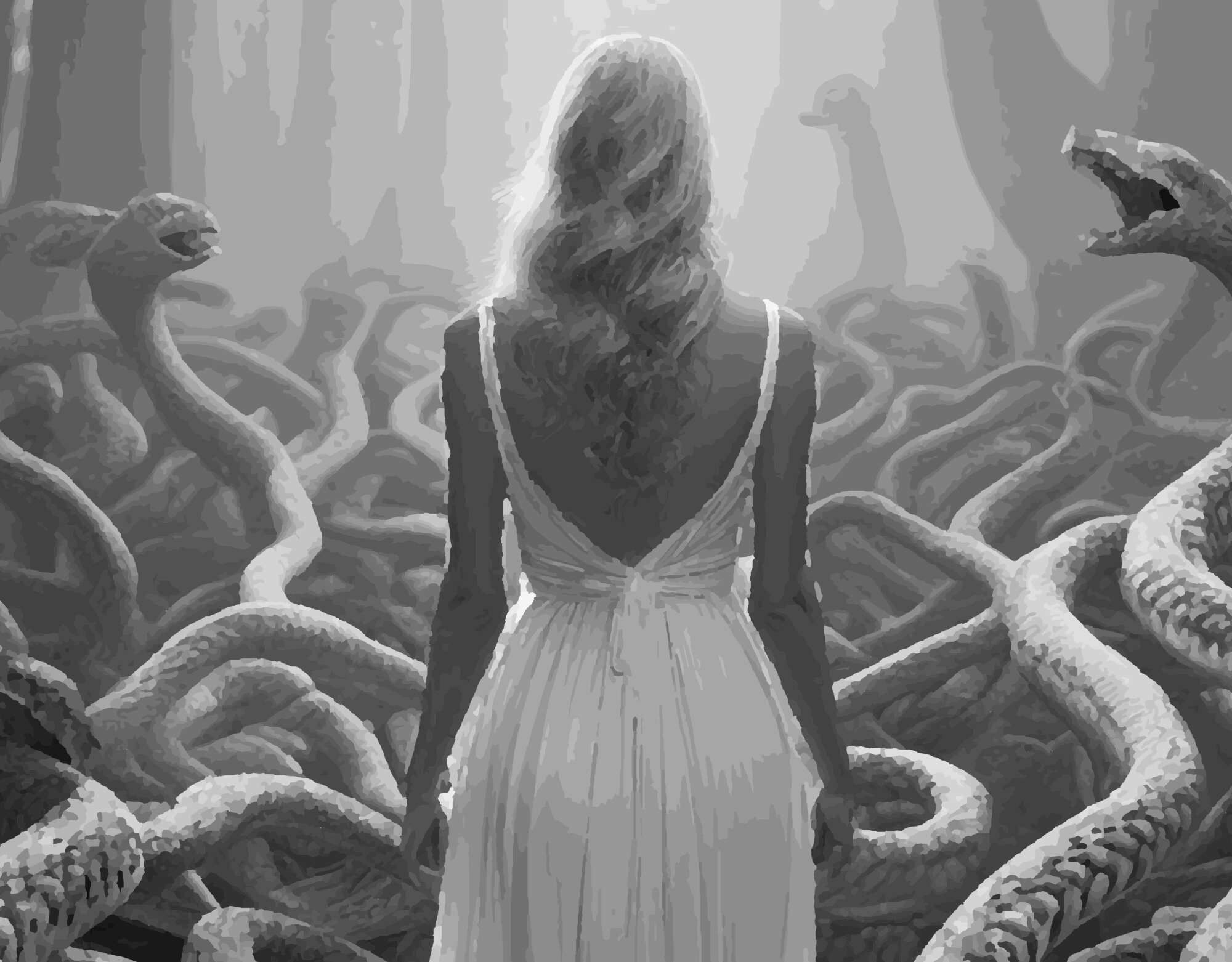 Digital paint by numbers, Tortured Woman, inspired Design for Swifties