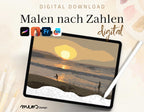 Ein Abend am Meer