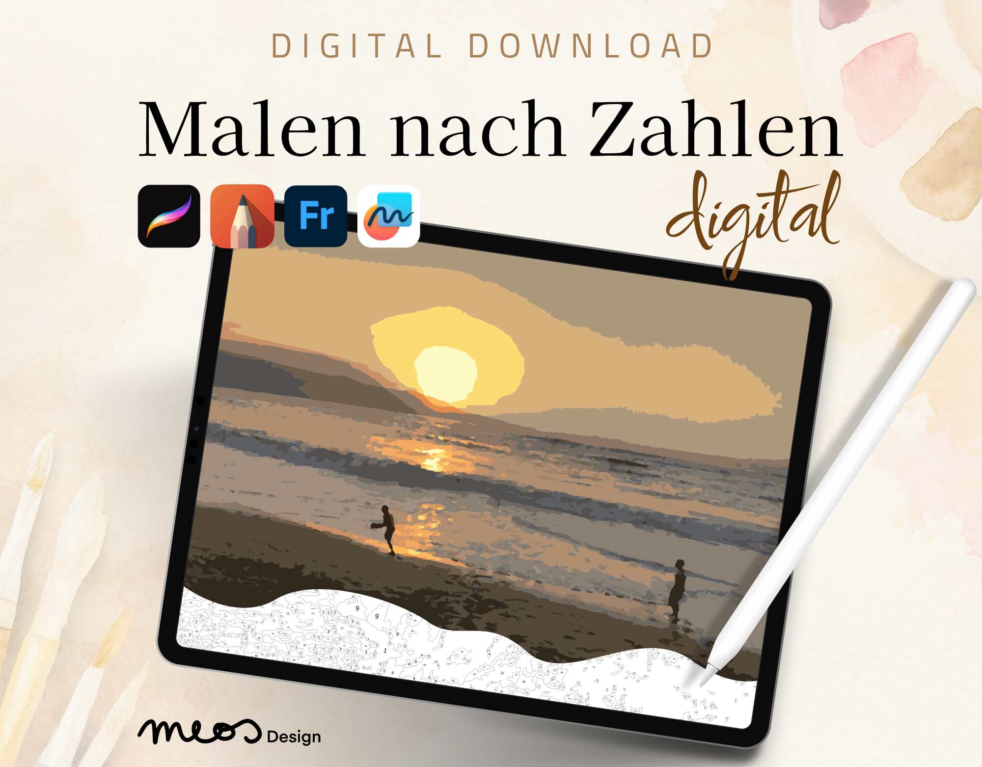 Ein Abend am Meer