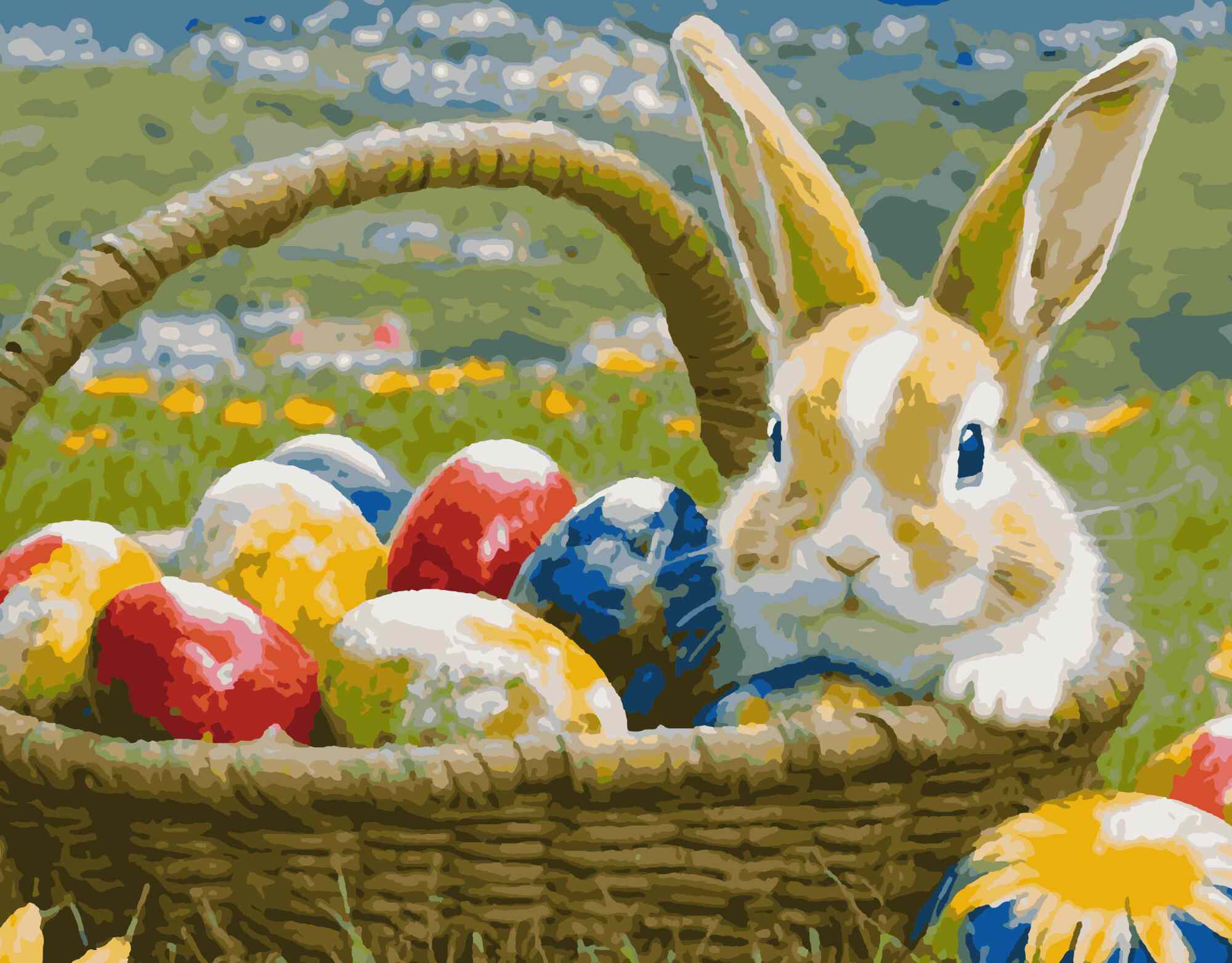 Easter Joy in a Basket