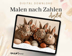 Fluffy Bunnies in a Spring Nest