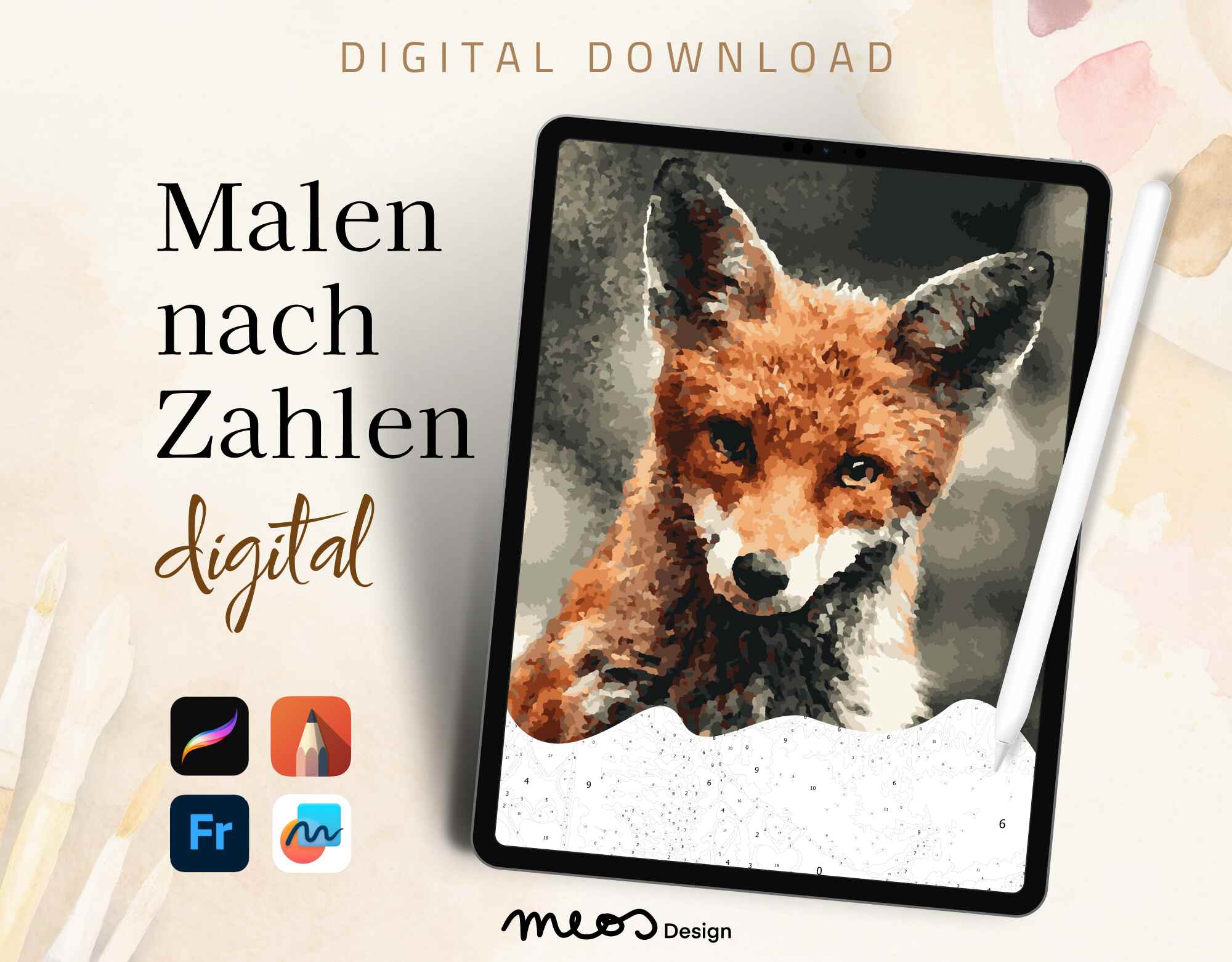 Portait Of A Fox