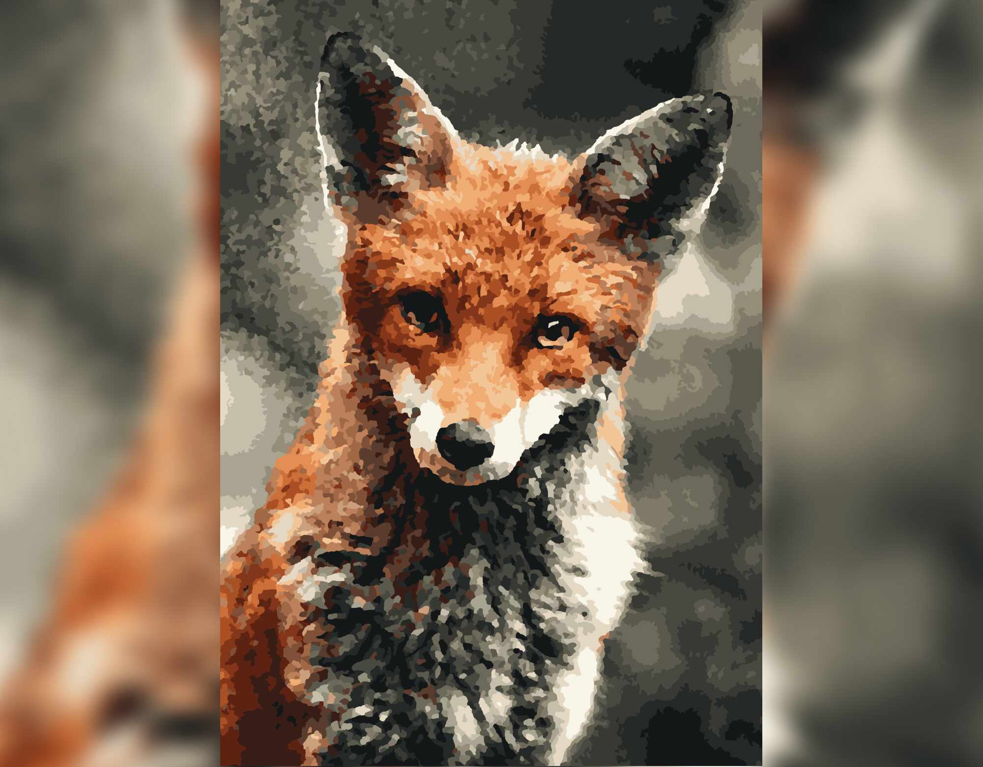 Portait Of A Fox