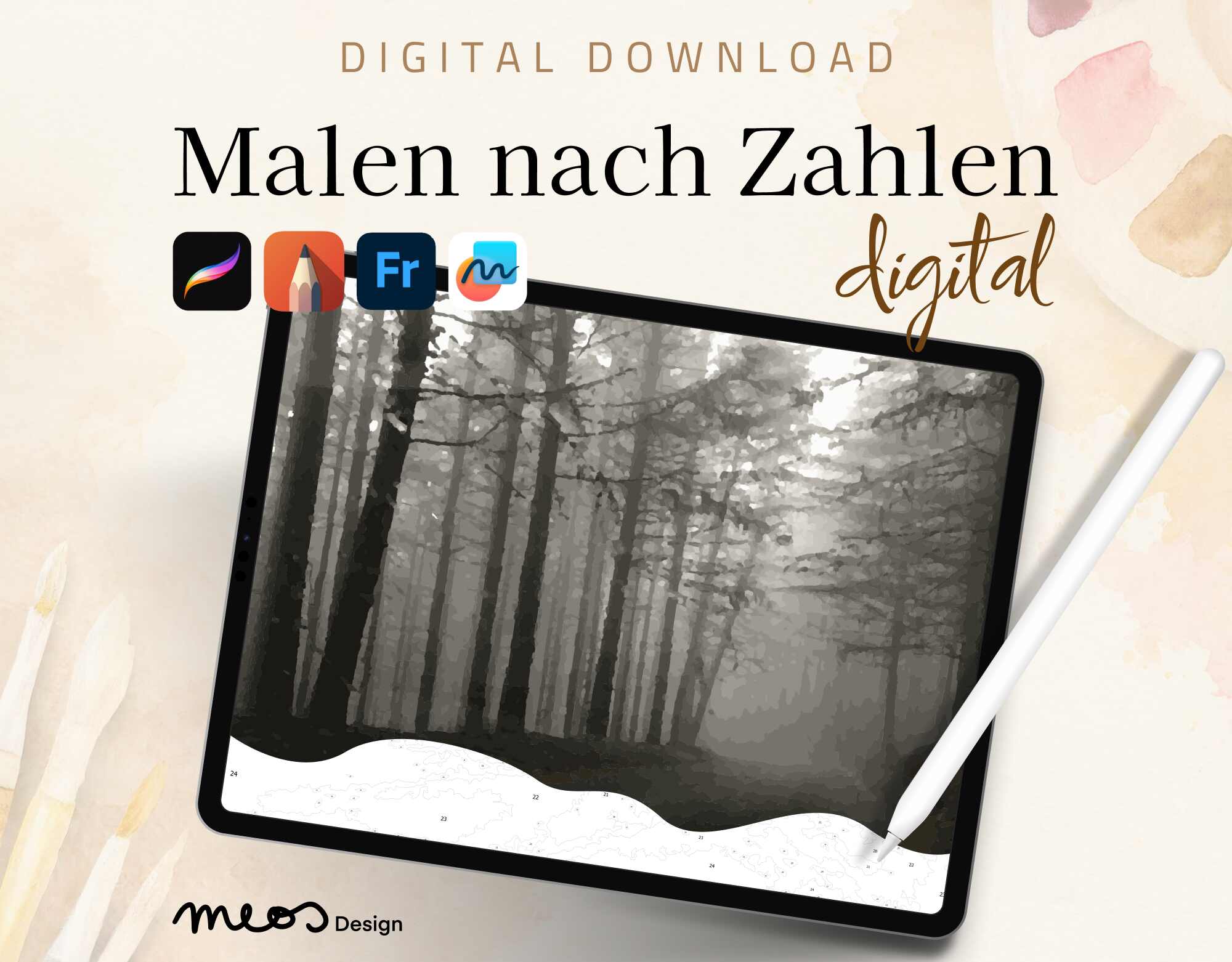 Licht und Schatten im Wald