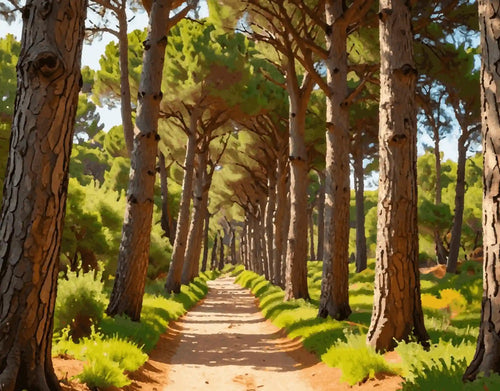 Ein Waldspaziergang im Licht