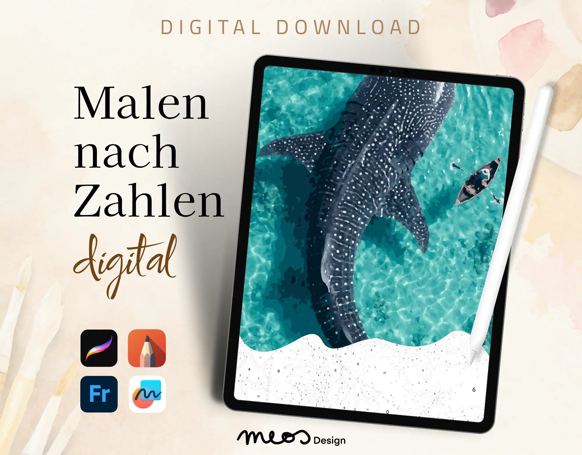 Der Walhai und das kleine Boot