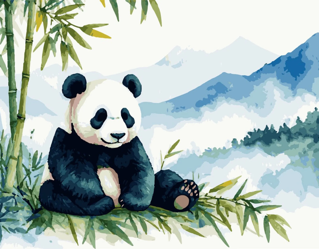 Der Panda im Bambushain