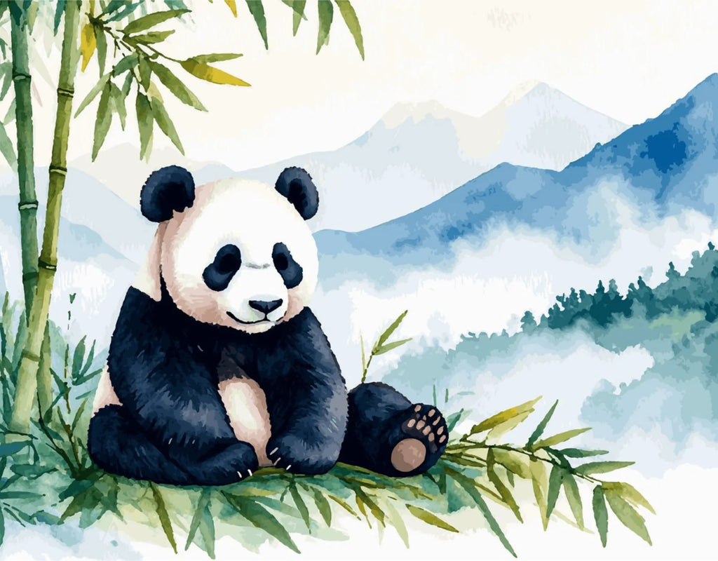 Der Panda im Bambushain