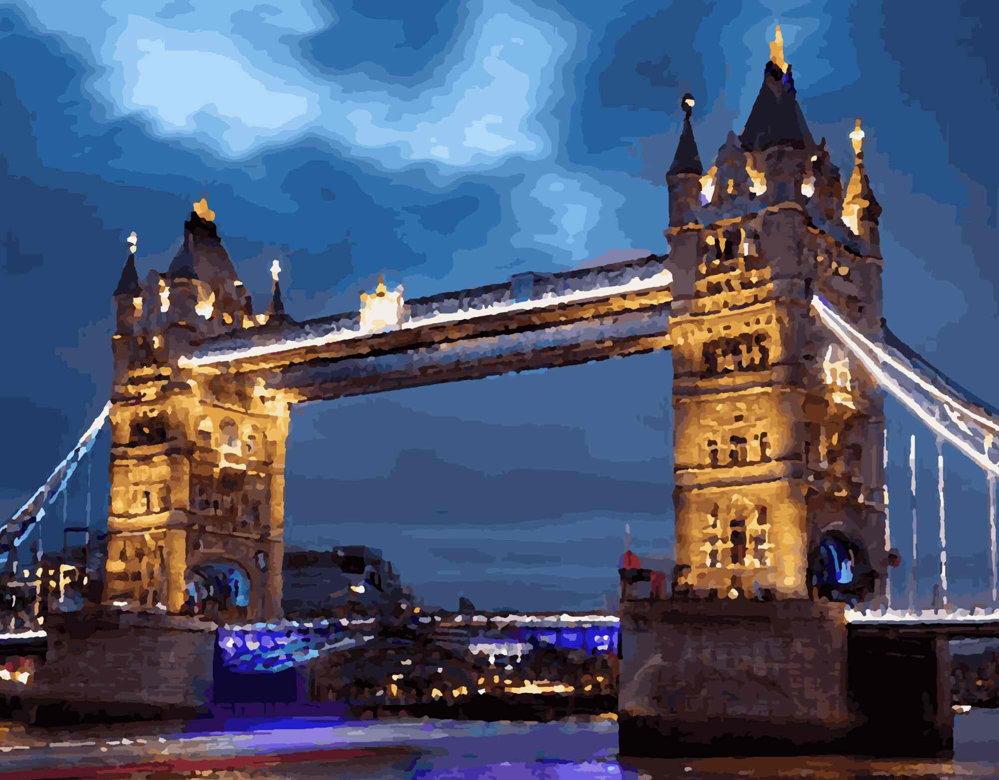 Glow of the Tower Bridge