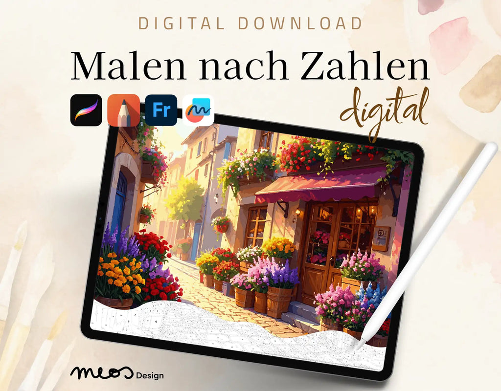 Blumenladen zwischen Kopfstein und Sommerwind