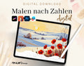 Mohnblumen zwischen Frost und Licht